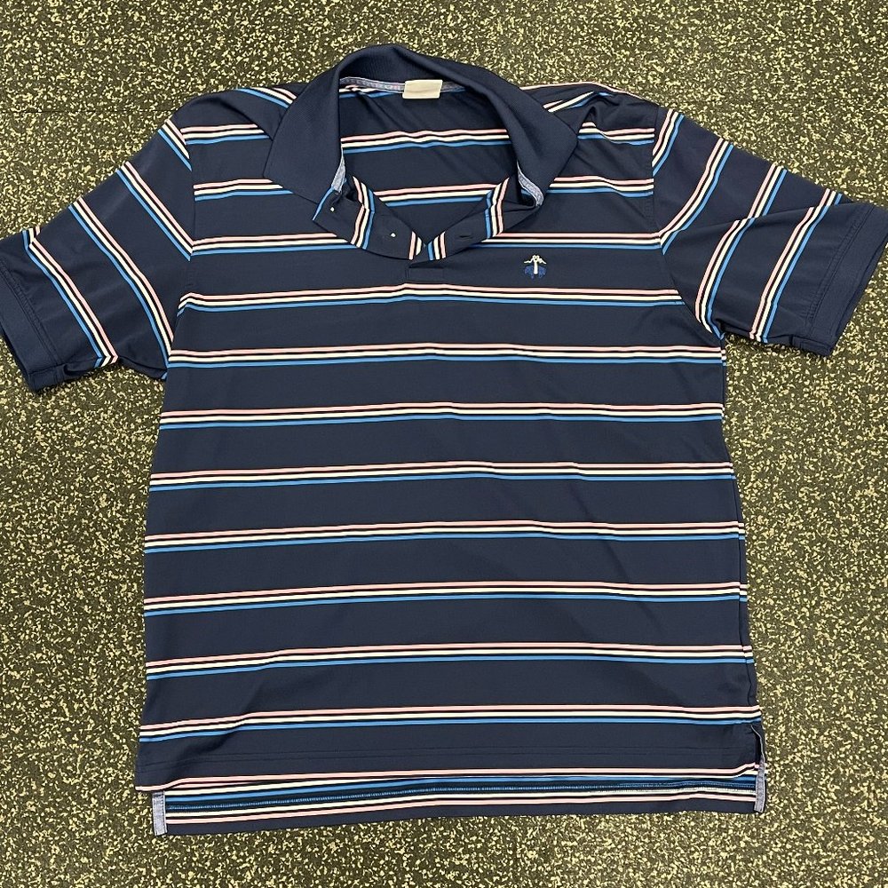 Brooks Performance Series Multi-Stripe Polo Shirt